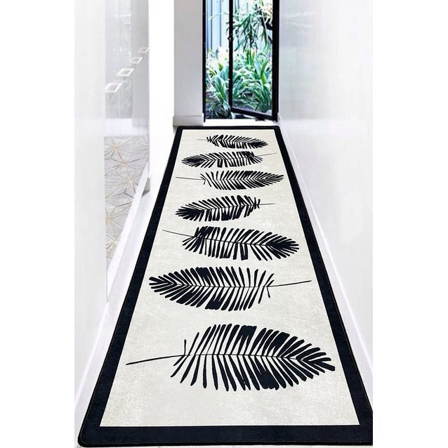 Käytävämatto Linento Hoja, beige, eri kokoja