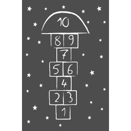 Matto Linento Wookece023, 100x150cm, harmaa