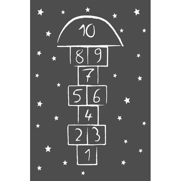 Matto Linento Wookece023, 100x150cm, harmaa