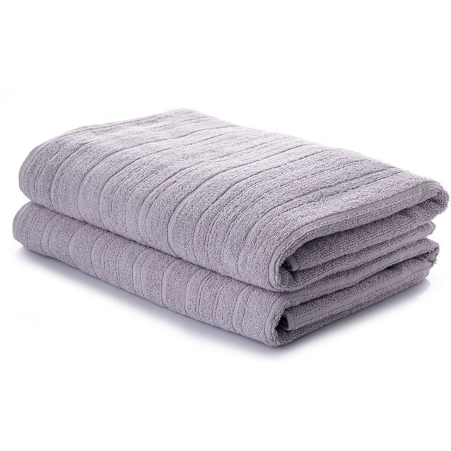 Kylpypyyhe Linento Singular 70x140cm harmaa 2kpl
