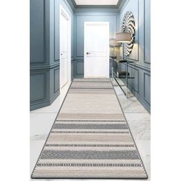 Käytävämatto Linento Randing, beige/harmaa, eri kokoja