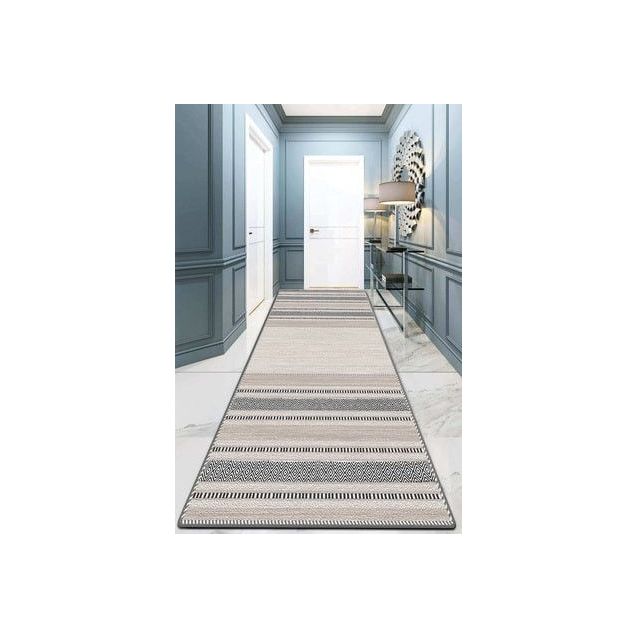 Käytävämatto Linento Randing, beige/harmaa, eri kokoja
