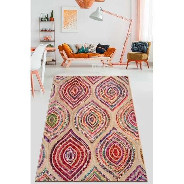 Käytävämatto Linento Cavita, beige, eri kokoja