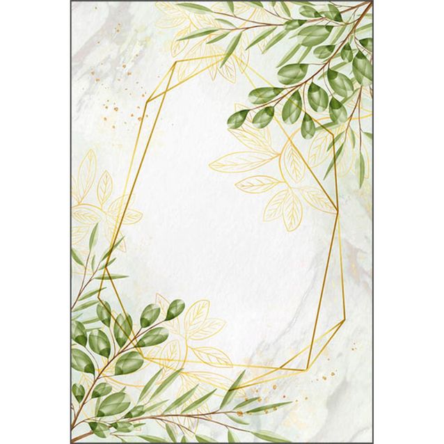 Matto Linento 4015A, 160x230cm, vihreä/kulta