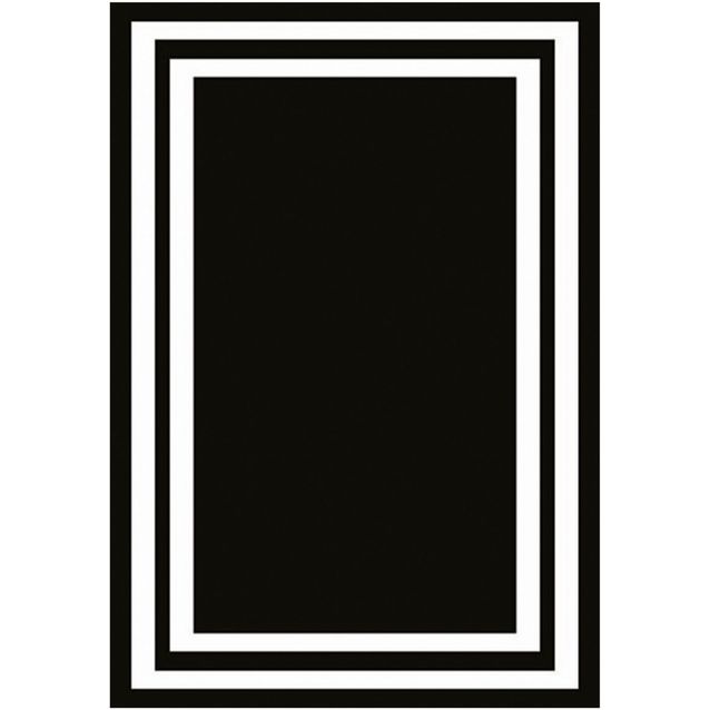 Matto Linento Suora mustavalkoinen, eri kokoja