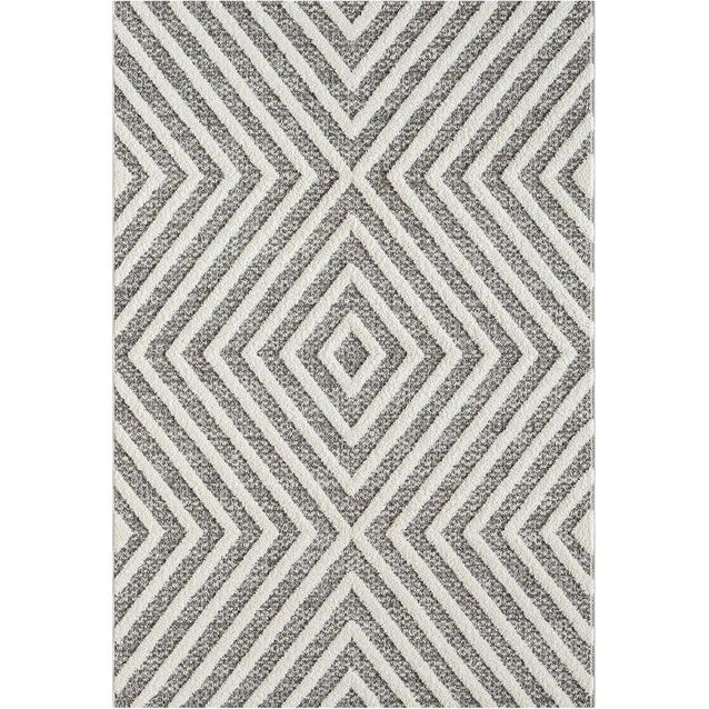 Käytävämatto Linento Sevilla 5506 80x150cm harmaa/valkoinen