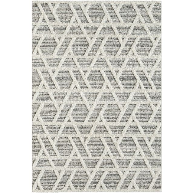 Käytävämatto Linento Sevilla 5508 80x150cm harmaa/valkoinen