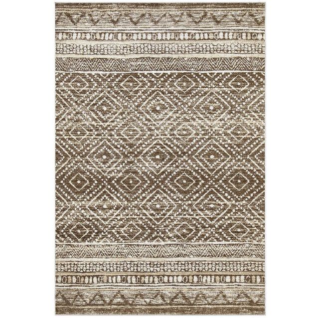 Käytävämatto Linento F5087, 80x120cm, ruskea