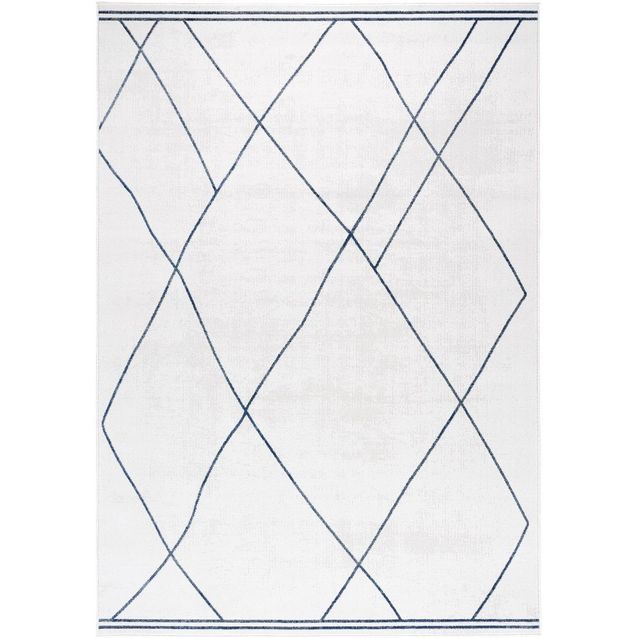 Matto Linento Free valkoinen/sininen eri kokoja