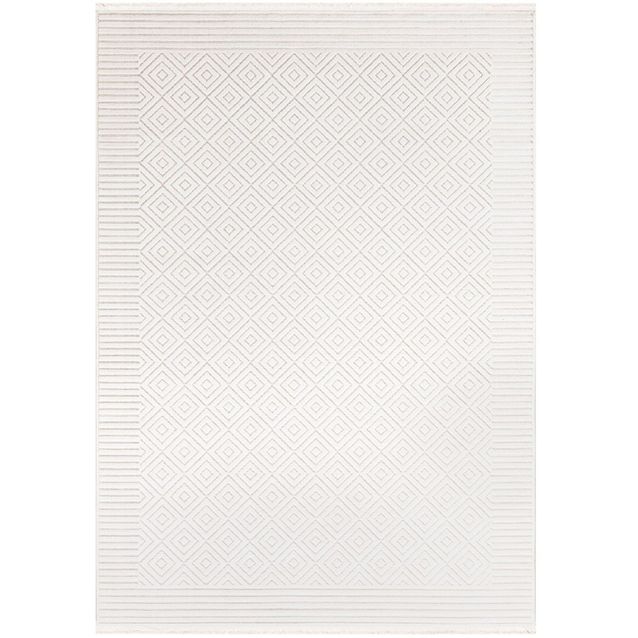 Matto Linento Meridyen 115x180 cm valkoinen