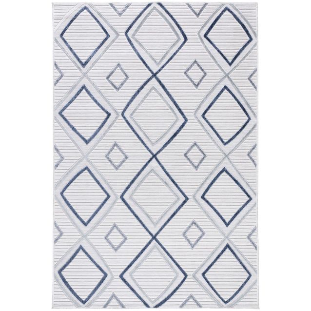 Matto Linento Sandra harmaa/sininen eri kokoja