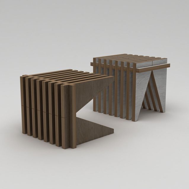 Jakkara Linento Furniture Sella, 51x40cm, tummanruskea