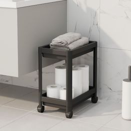 Hylly pyörillä Linento Furniture RF-2, 23x36x40cm, eri värejä