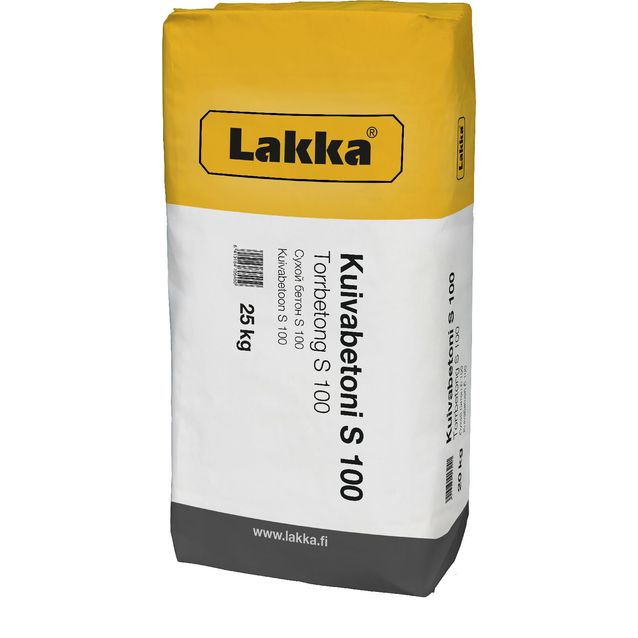 Kuivabetoni Lakka S 100, eri kokoja
