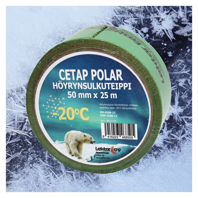 Höyrynsulun tiivistysteippi Cetap Polar 50 mm x 25 m/rll