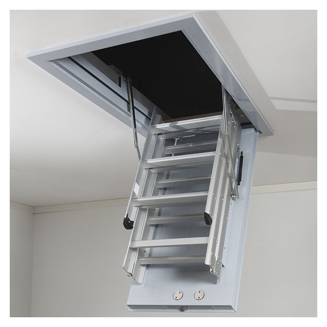 Ullakkoporras LUX A5220, 606x1136mm, alumiini, eri kokoja