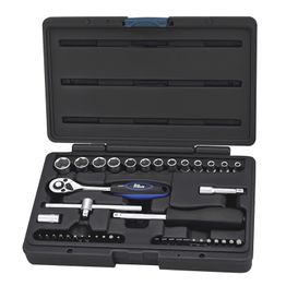 Työkalusarja Pro Precis 1/4" 42-os. 4-14 mm lyhyet hylsyt