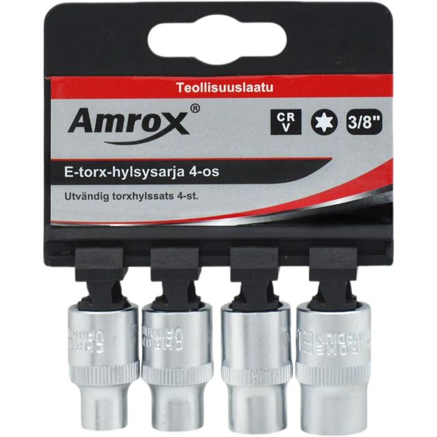 E-Torx-hylsysarja Amrox 3/8