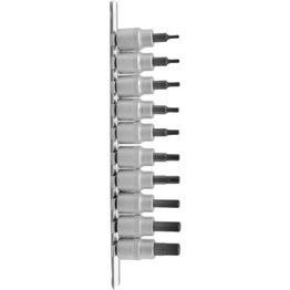 Kuusiokärkihylsysarja Amrox 3/8" SAE 10-os.