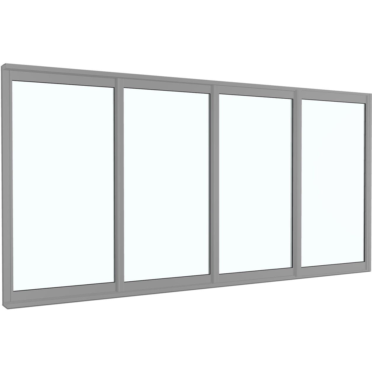 Terassin liukulasi-ikkuna Landskap Stadig kesäkausi 4 osaa napsautuslukko 3250 mm alumiini