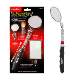 Peili- ja magneettinoukinsarja AmPro teleskooppivarrella