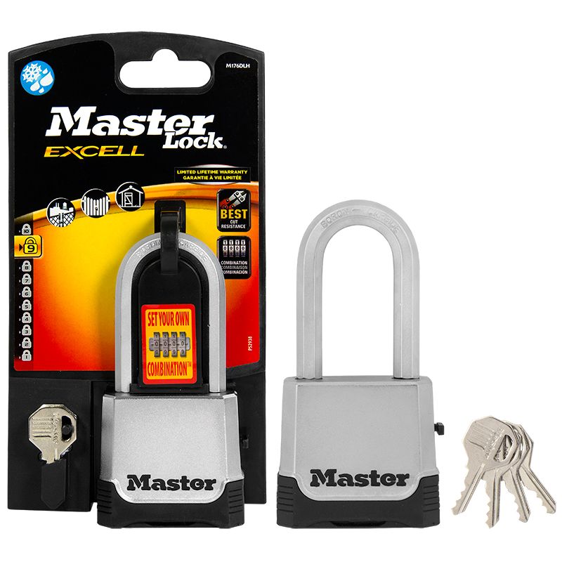 Riippulukko MasterLock 56x51 mm numeroyhdistelmä