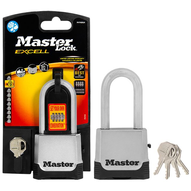 Riippulukko MasterLock 56x51 mm numeroyhdistelmä