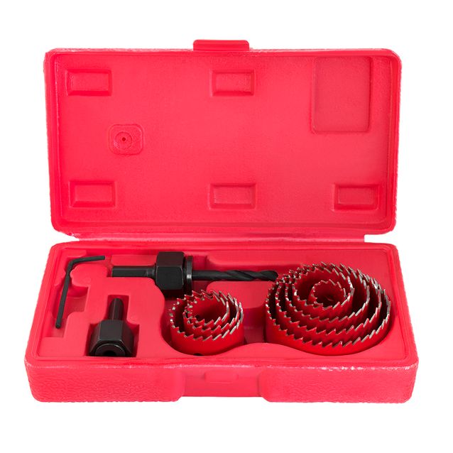 Reikäsahasarja ProMaster 19-64 mm 11 osaa