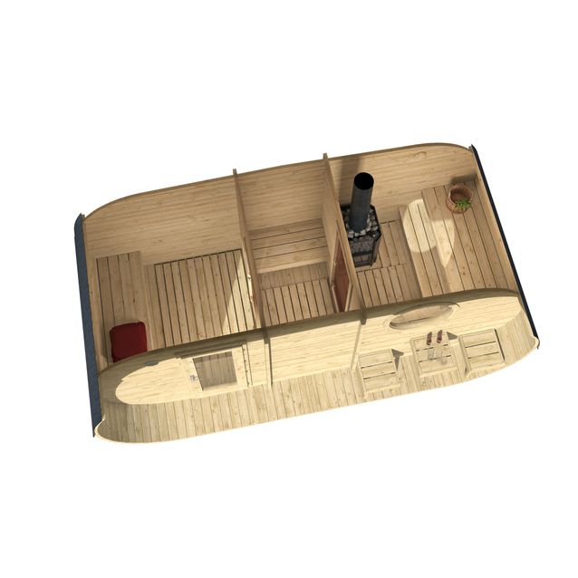 Tynnyrisauna Tene Lohja 11.8m²