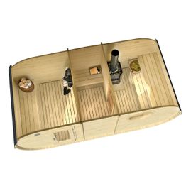 Tynnyrisauna Tene Loviisa 11.8m²