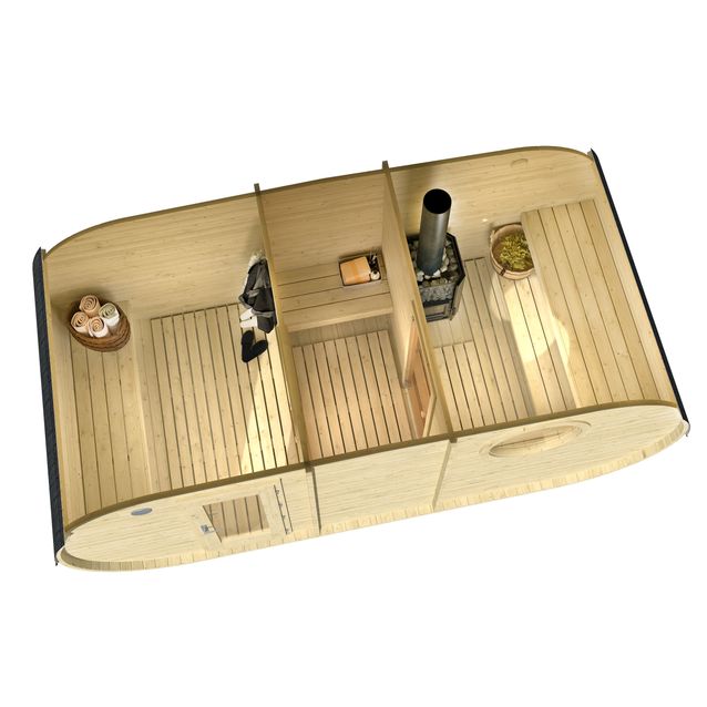 Tynnyrisauna Tene Loviisa 11.8m²