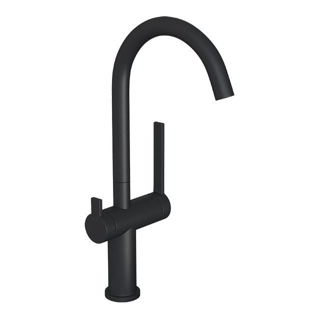 Keittiöhana Lapetek Round-A, APK-liitäntä, mattamusta