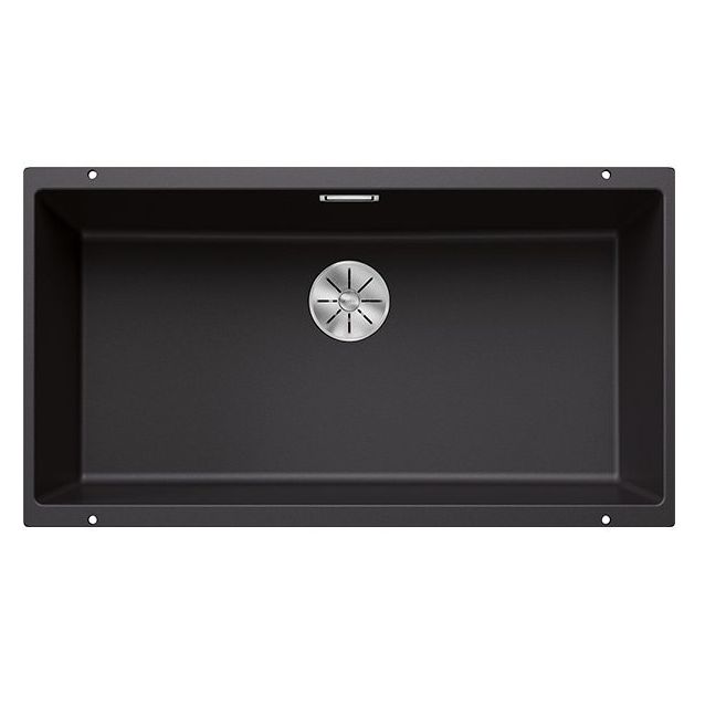 Keittiöallas Blanco Subline 800-U 830x460mm silgranit mattamusta