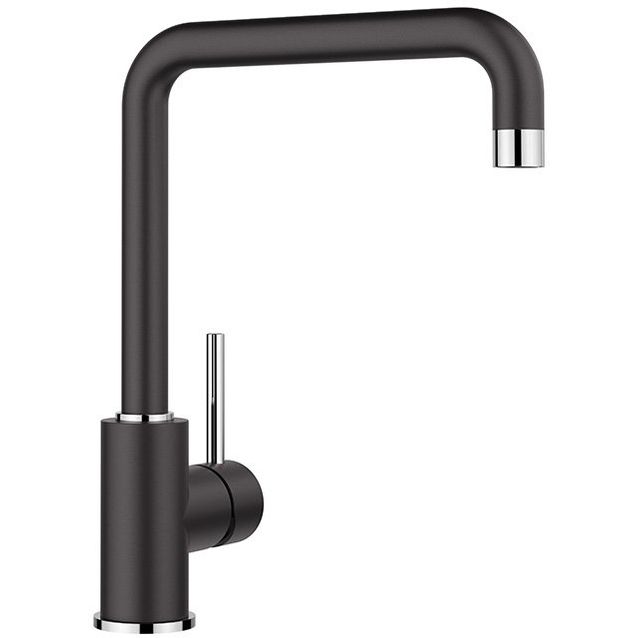 Keittiöhana Blanco Mili Silgranit mattamusta/kromi