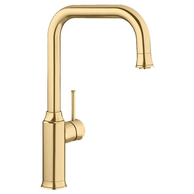 Keittiöhana Blanco Livia-S, ulosvedettävä juoksuputki, kulta