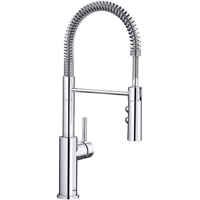 Keittiöhana Blanco Catris-S, ulosvedettävä juoksuputki, kromi