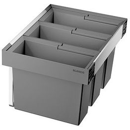 Jäteyksikkö Blanco Flexon II Low 60/3, 3x15L, harmaa