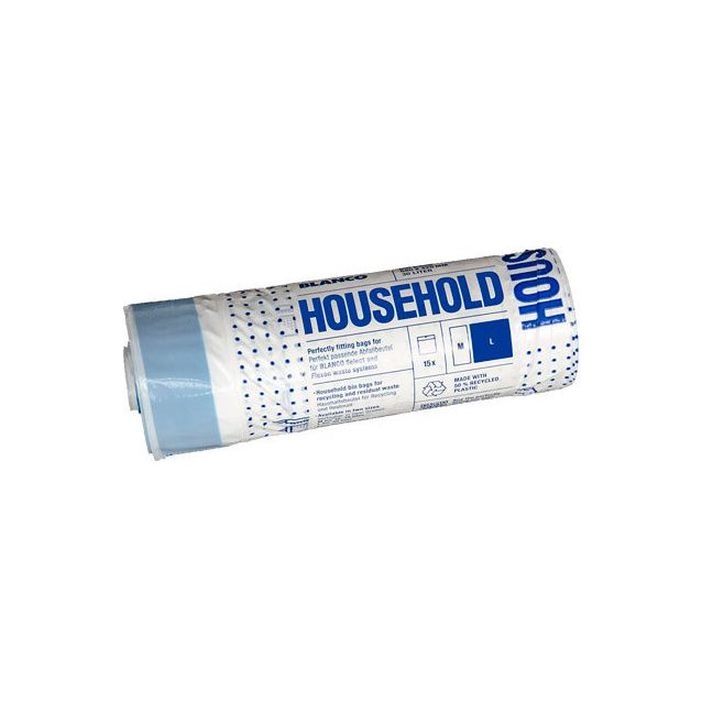 Jätepussi Blanco L 30L, 15kpl/rulla