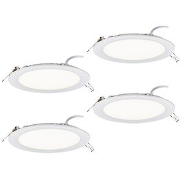 Paneelivalaisinsetti Limente DRI-9, Ø14.7cm, 4000K, 9W, upotettava, sis. virtalähteen, 4kpl/pkt