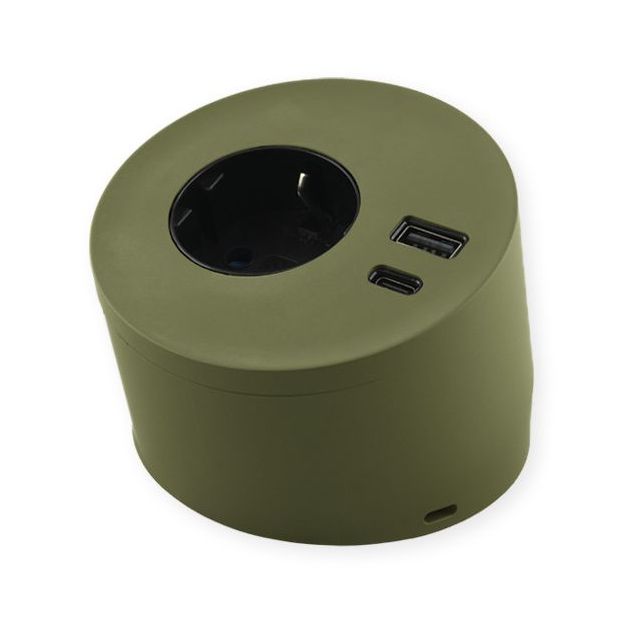 Pistorasia Limente Spot USB pinta-asennettava vapaasti tasolla seisova IP20 240V