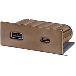 Pistorasia Limente Pick-3 USB suorakulmainen IP20 240V kupari