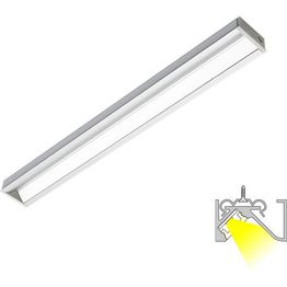 LED-profiili Limente Lilo DOB uppoprofiili IP44, alumiini, eri vaihtoehtoja