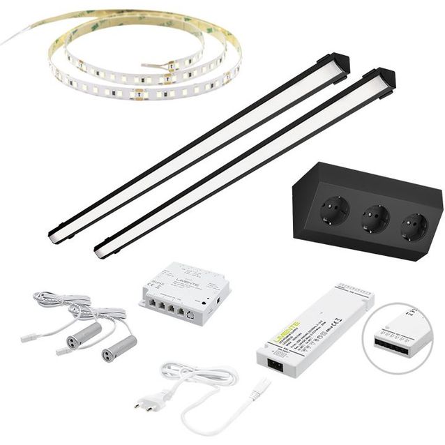 Aamiaiskaappisetti Limente ProLITE-4 2x2m 3000K virtalähde ovitunnistin pistorasia