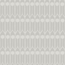Tapetti Littlephant Feathers, retro, harmaa