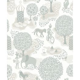 Lastenhuoneen tapetti Littlephant Jardin de la vie, luonto, vaaleansininen