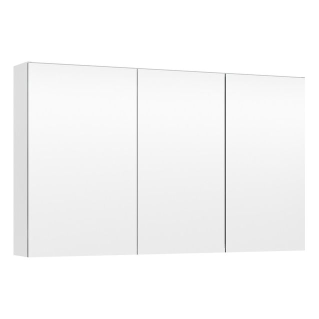 Peilikaappi LED-valolla Temal Choice, 110 cm, pariovet oikea, pistorasia oikea, valkoinen laminaatti