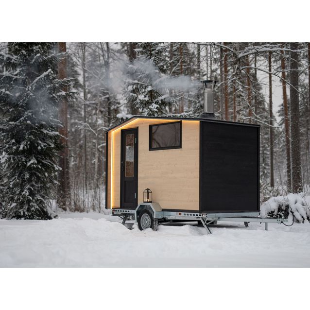 Peräkärrysauna Lapelland