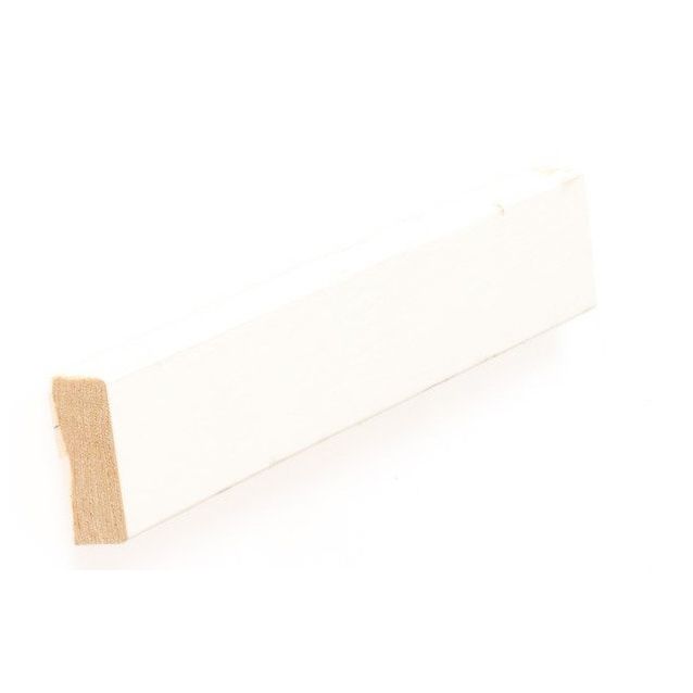 Peitelista Lauta, 12x32x2200mm, mänty, maalattu valkoinen