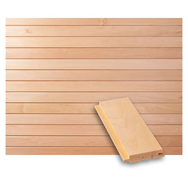 Saunapaneeli Tuuli Sauna STS4, 15x70mm, tervaleppä, puuvalmis