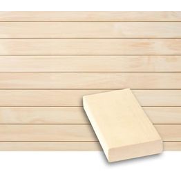 Laudelauta Tuuli Sauna SHP, 28x90mm, haapa, puuvalmis